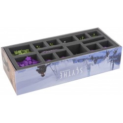 Foam tray for Scythe expansion Invaders from Afar with 14 compartments