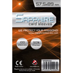 Sapphire obaly na karty - Orange Sleeves 57,5×89 mm - 100 ks