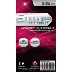 Sapphire obaly na karty - Fuchsia Sleeves 61x112 mm - 100 ks