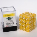Sada kostek - 36 ks 12 mm žlutá (Opaque Yellow)