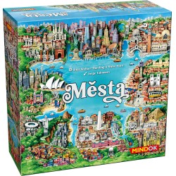 Města + promo deska Praha/Brno