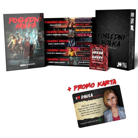 Poslední holka: Kompletní herní sada + promokarta Paula