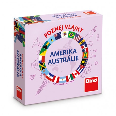 Poznej vlajky - Amerika a Austrálie