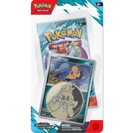 Pokémon TCG: Scarlet & Violet 09 Journey Together - Scraggy Checklane Blister