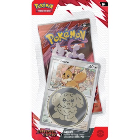 Pokémon TCG: Scarlet & Violet 10 Destined Rivals - Evee Checklane Blister