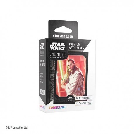 GAMEGENIC SWU: Premium Art Sleeve - Qui-Gon Jinn
