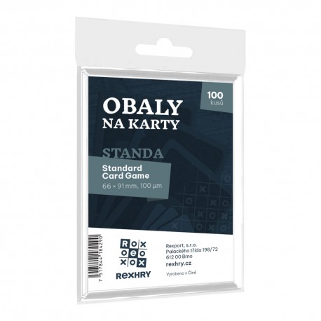 Obaly na karty REX - Standard Card Game - Standa - 66 x 91 mm 100ks