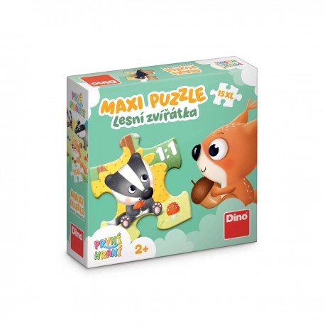 První hraní: Lesní zvířátka 15 maxi Puzzle