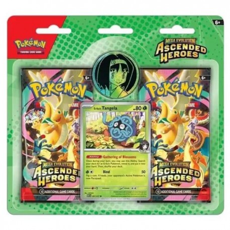 Pokémon TCG: Mega Evolution 02.5 Ascended Heroes - ME02.5 Ascended Heroes - 2-Pack Blister - Erika Tangela