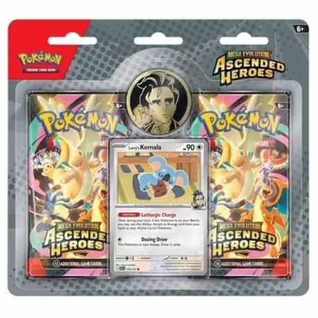 Pokémon TCG: Mega Evolution 02.5 Ascended Heroes - 2-Pack Blister - Larry Komala