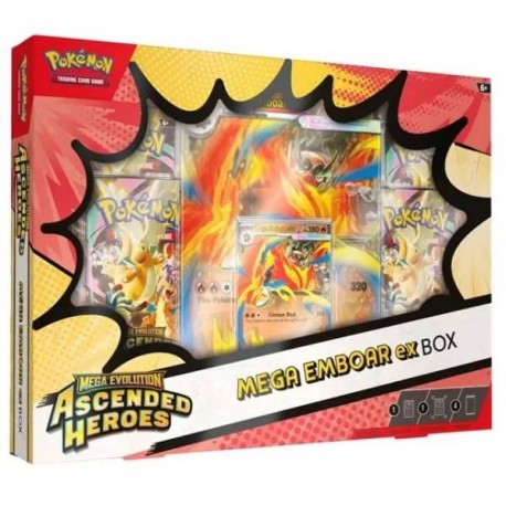 Pokémon TCG: Mega Evolution 02.5 Ascended Heroes -  Mega Emboarium ex Box